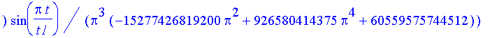 100/441*(10292984717400*Pi^6*x1-168385832681472*Pi^4*x1+659706976665600*Pi^2*x1-269652590936064*Pi^2*g*t1^2+1069824813826048*g*t1^2+16344878509575*Pi^4*g*t1^2)/Pi^3/(-15277426819200*Pi^2+926580414375*P...