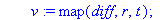 newton := proc (F) global x, y, z, r, v, a, xx, yy, zz, rf, vf, af, sol, sys; r := linalg:-vector([x(t), y(t), z(t)]); v := map(diff,r,t); a := map(diff,v,t); sys := equate(m*a,F); sol := dsolve(sys,{x...