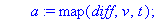 newton := proc (F) global x, y, z, r, v, a, xx, yy, zz, rf, vf, af, sol, sys; r := linalg:-vector([x(t), y(t), z(t)]); v := map(diff,r,t); a := map(diff,v,t); sys := equate(m*a,F); sol := dsolve(sys,{x...