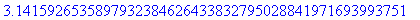 3.1415926535897932384626433832795028841971693993751...