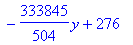 f := -61/362880*y^9+341/40320*y^8-11269/60480*y^7+1...
