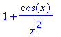 1+cos(x)/(x^2)