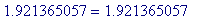 1.921365057 = 1.921365057