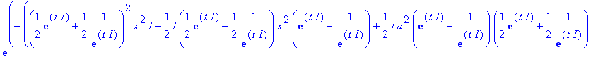 exp(-1/(exp(t*I)-1/exp(t*I))*((1/2*exp(t*I)+1/2*1/exp(t*I))^2*x^2*I+1/2*I*(1/2*exp(t*I)+1/2*1/exp(t*I))*x^2*(exp(t*I)-1/exp(t*I))+1/2*I*a^2*(exp(t*I)-1/exp(t*I))*(1/2*exp(t*I)+1/2*1/exp(t*I))-I*x^2-I*a...